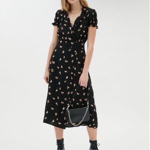 UO black butterfly dress